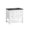 James Martin Vanities Breckenridge 36in Single Vanity, Bright White w/ 3 CM Charcoal Soapstone Top 330-V36-BW-3CSP - alternate 6